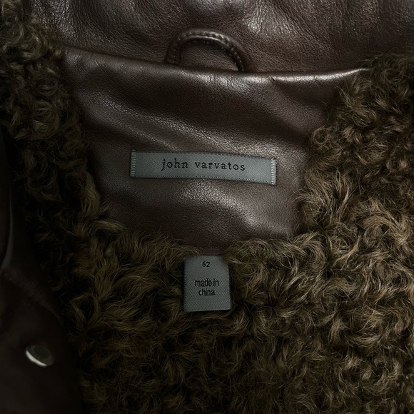 John Varvatos Shearling Trucker Jacket. Size EU 52 USA 42. - Picture 12 of 16
